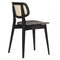 Gordona Black Rattan Effect Side Chair