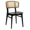Sophia Black Rattan Effect Side Chair