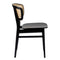 Sophia Black Rattan Effect Side Chair