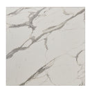 White Carrara Marble Outdoor Laminate Restaurant Table Top - 12mm