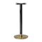 Cava Round Black and Gold Table Base - Large