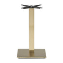 Cava Square Champagne Gold Table Base - Medium
