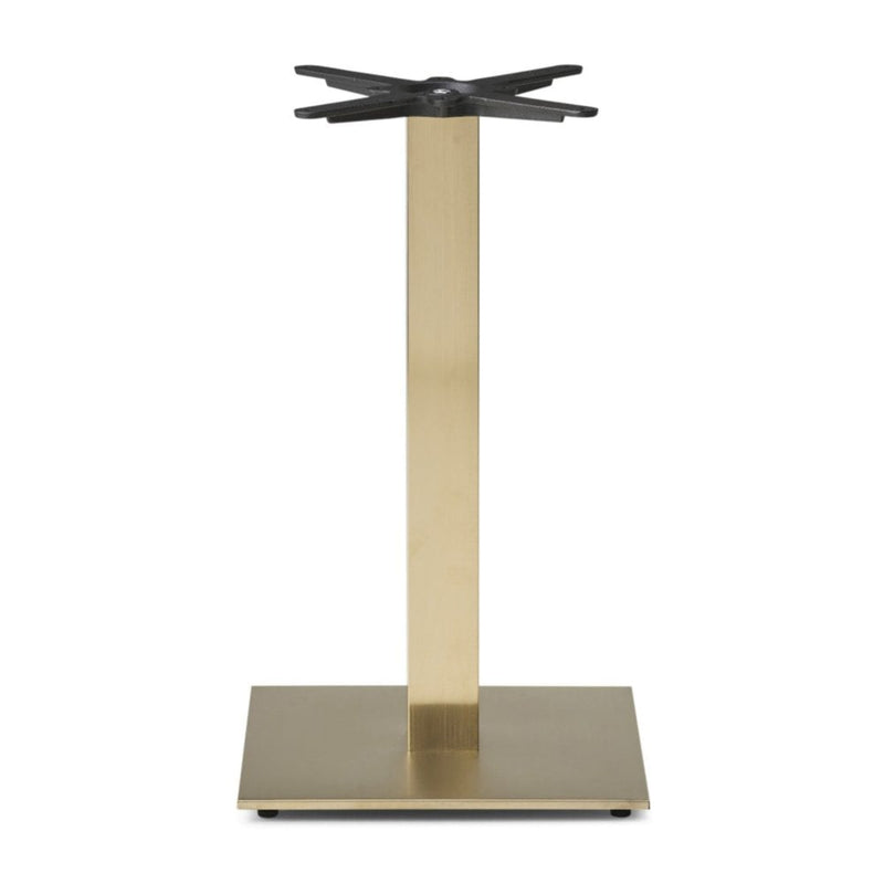 Cava Square Champagne Gold Table Base - Medium