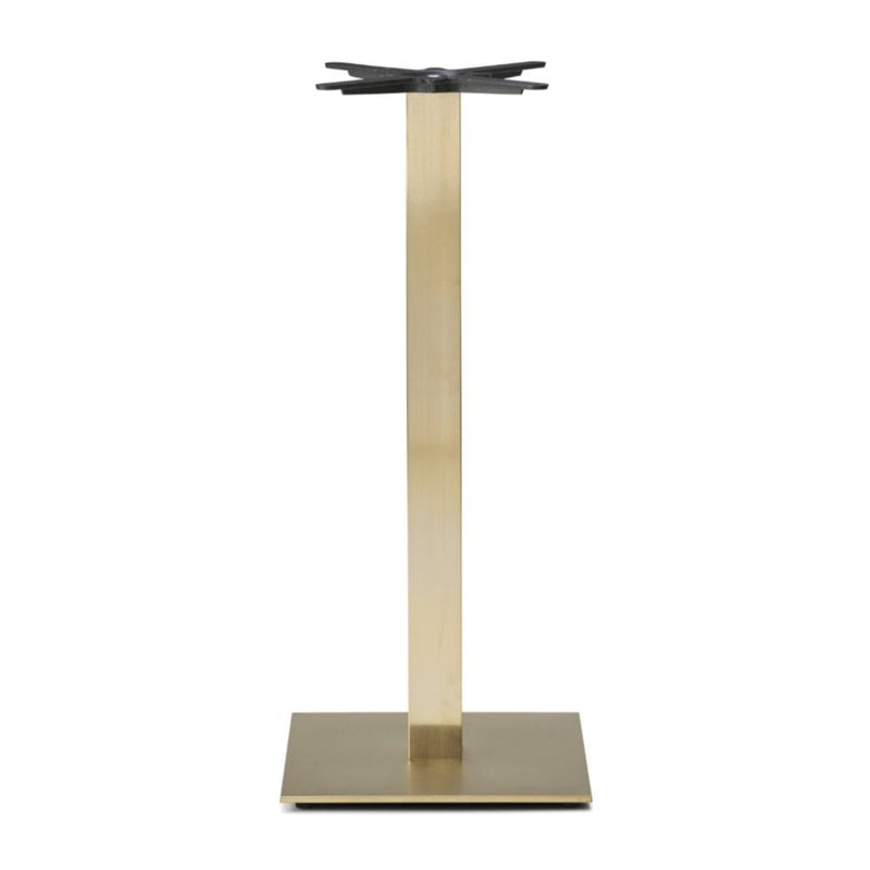 Cava Square Champagne Gold Table Base - Medium