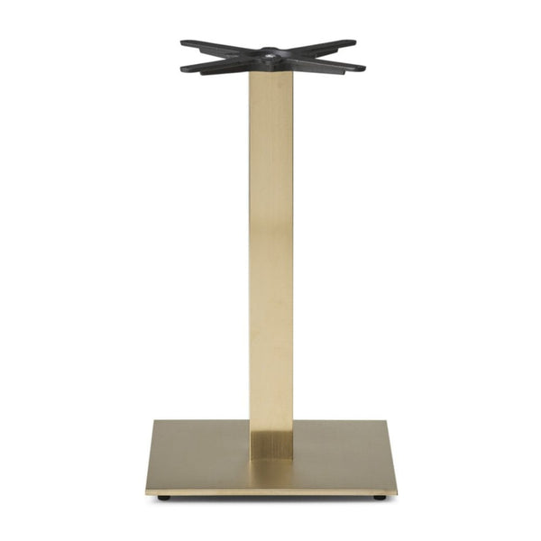 Cava Square Champagne Gold Table Base - Small