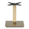 Cava Square Champagne Gold Table Base - Small