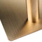 Zeus Square Brass Table Base - Large