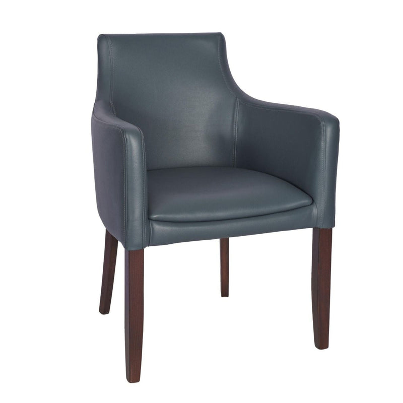 Repton Upholstered Faux Leather Armchair