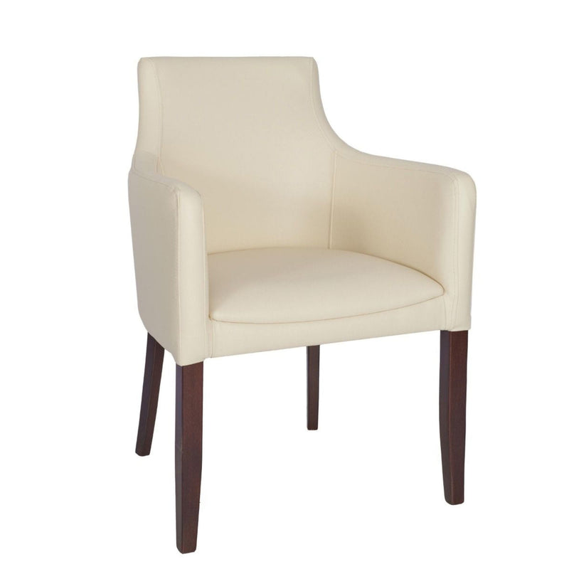 Repton Upholstered Faux Leather Armchair