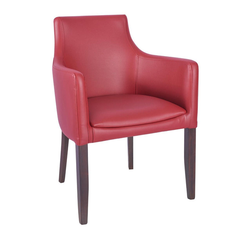 Repton Upholstered Faux Leather Armchair