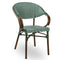 Luxe Parisian Bistro Outdoor Stacking Armchair