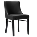 Merano Upholstered Side Chair - Black
