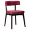 Nico Upholstered Side Chair - Wenge
