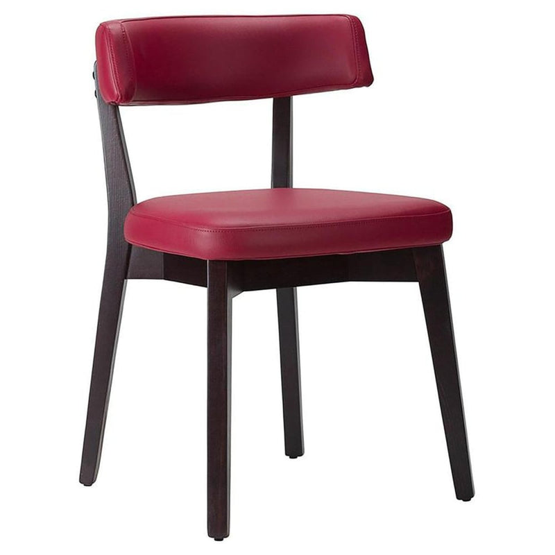 Nico Upholstered Side Chair - Wenge